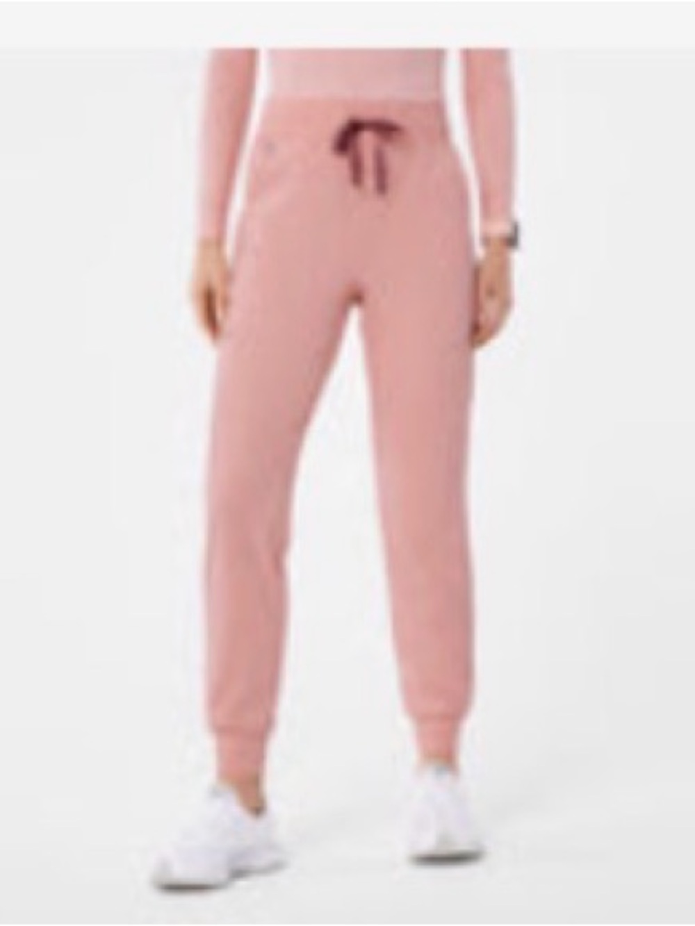 Figs Women's Pink Sand Jogger Pants